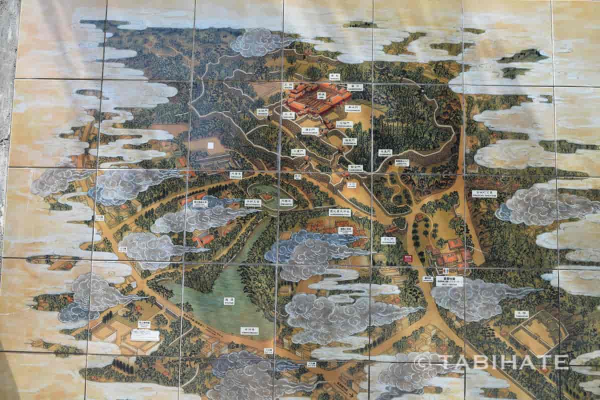 首里城公園の全体マップ