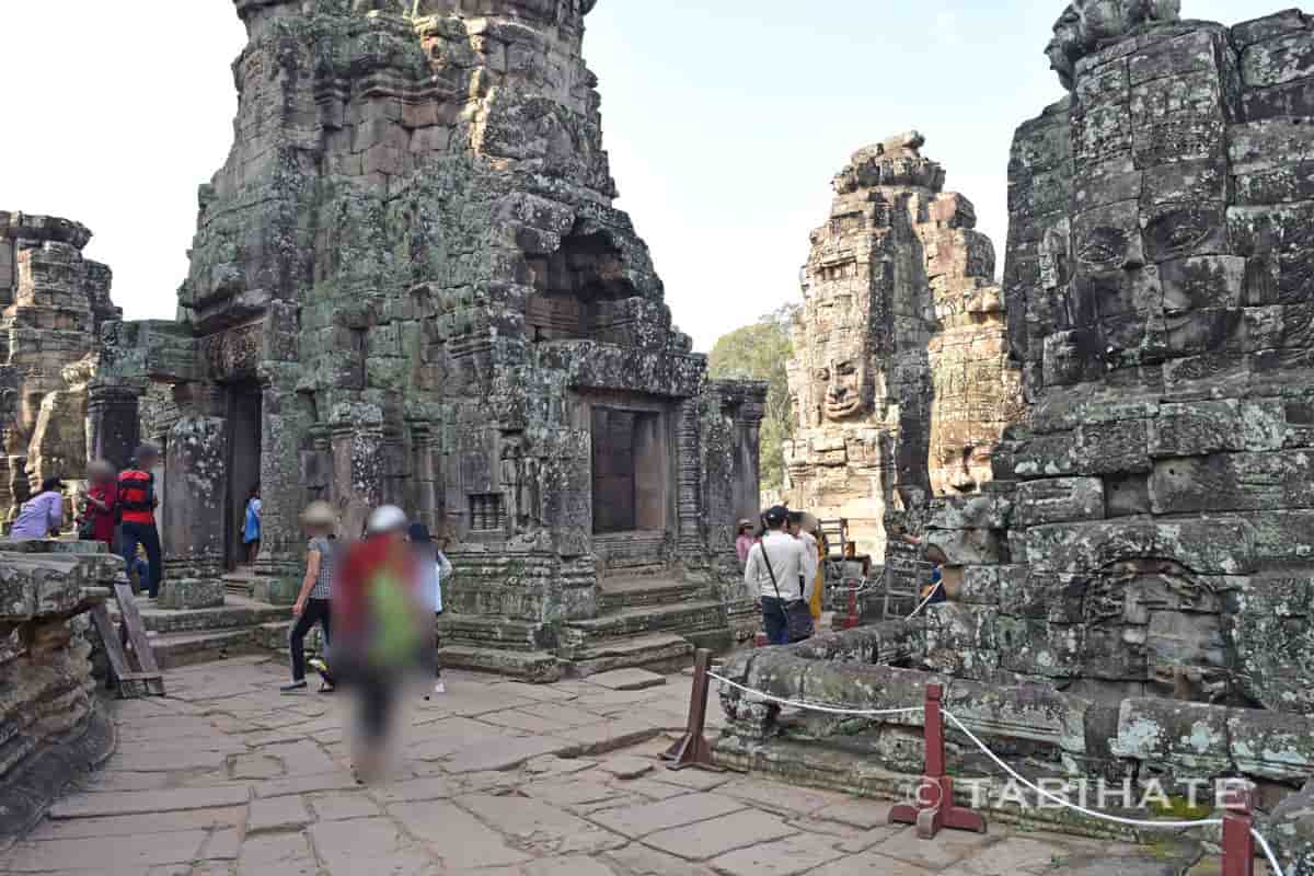 バイヨン寺院の第三層テラス